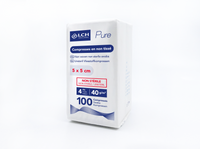 Compresses non tissées non stériles Pure N40 - LCH - pack de 100 compresses