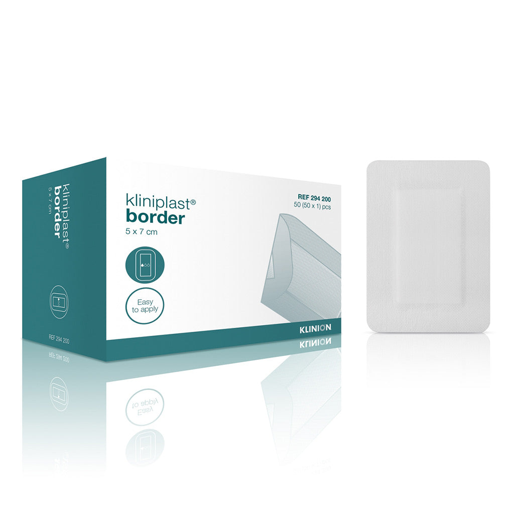 Pansement adhésif stérile avec compresse Kliniplast Border - différentes dimensions