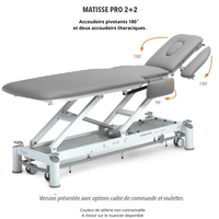 Table de massage Matisse Pro 2+2 - avec options