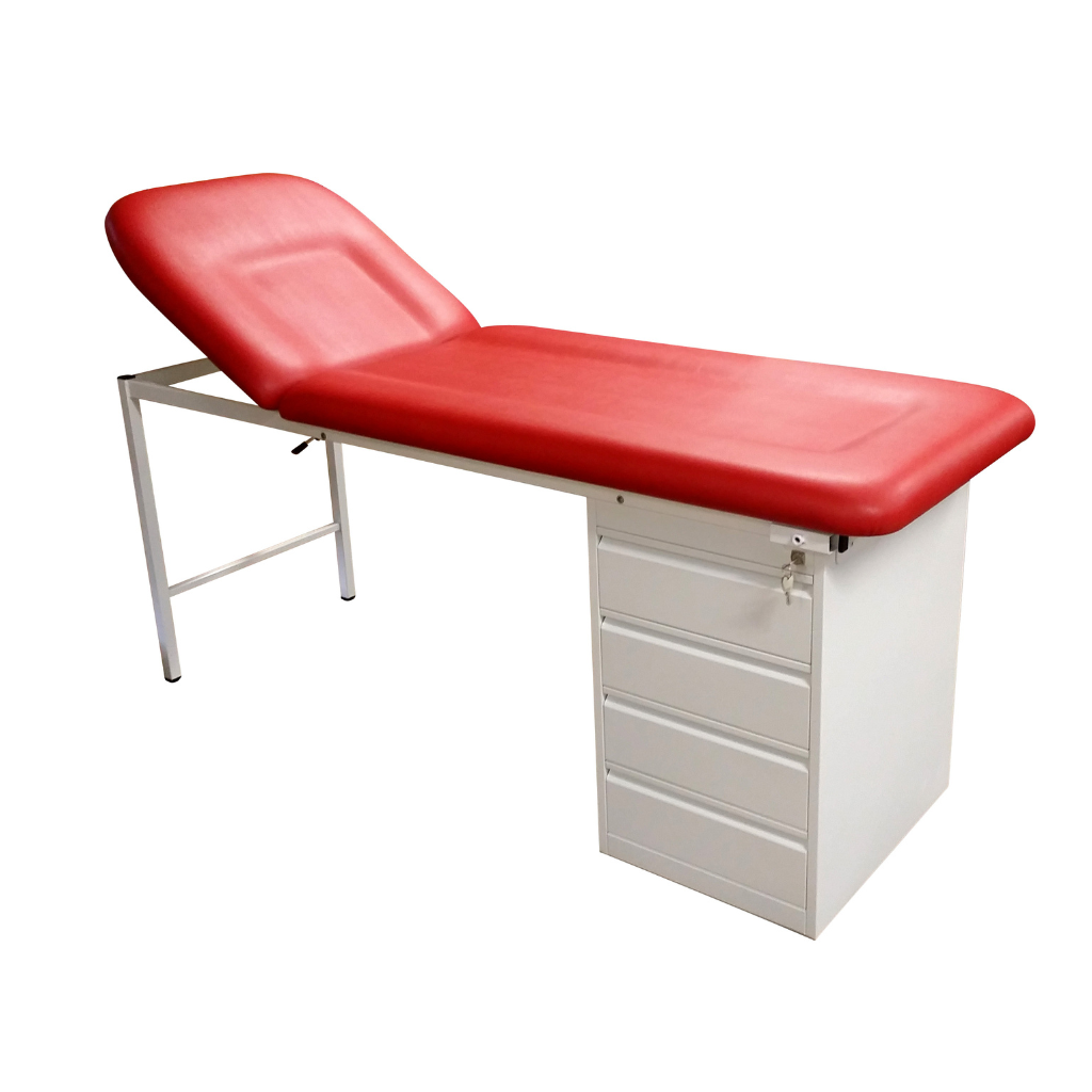 Divan d'examen à hauteur fixe 67cm avec 1 caisson Moreuil