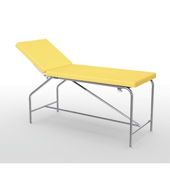 Divan Fixe Cordoba - hauteur 82 cm sellerie plate 65 cm, bâti en inox et patins