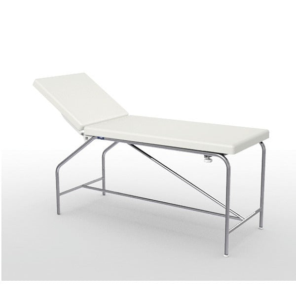 Divan Fixe Cordoba - hauteur 82 cm sellerie plate 65 cm, bâti en inox et patins