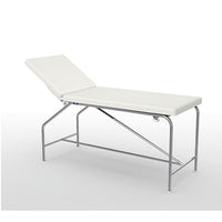 Divan Fixe Cordoba - hauteur 82 cm sellerie plate 65 cm, bâti en inox et patins