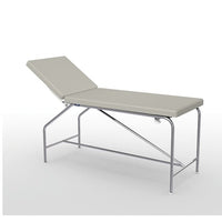 Divan Fixe Cordoba - hauteur 82 cm sellerie plate 65 cm, bâti en inox et patins