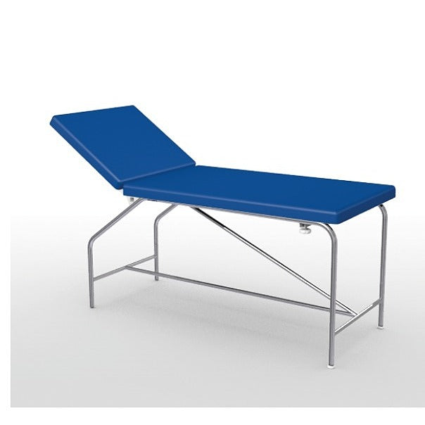 Divan fixe Cordoba - hauteur 82 cm avec sellerie plate 75 cm, bâti en inox et patins