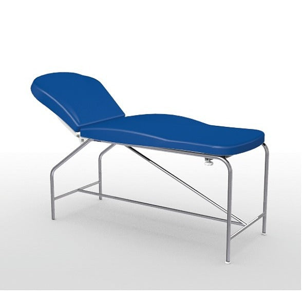 Divan fixe Cordoba - hauteur 82 cm avec sellerie anatomique 73 cm, bâti en inox et patins