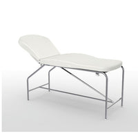 Divan fixe Cordoba - hauteur 82 cm avec sellerie anatomique 73 cm, bâti en inox et patins