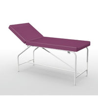 Divan fixe Cordoba - hauteur 82 cm avec sellerie à bourrelets 75 cm, bâti en époxy et patins