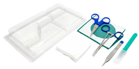 Set de biopsie avec bistouri et instruments de prélèvement – Carton de 5 sets