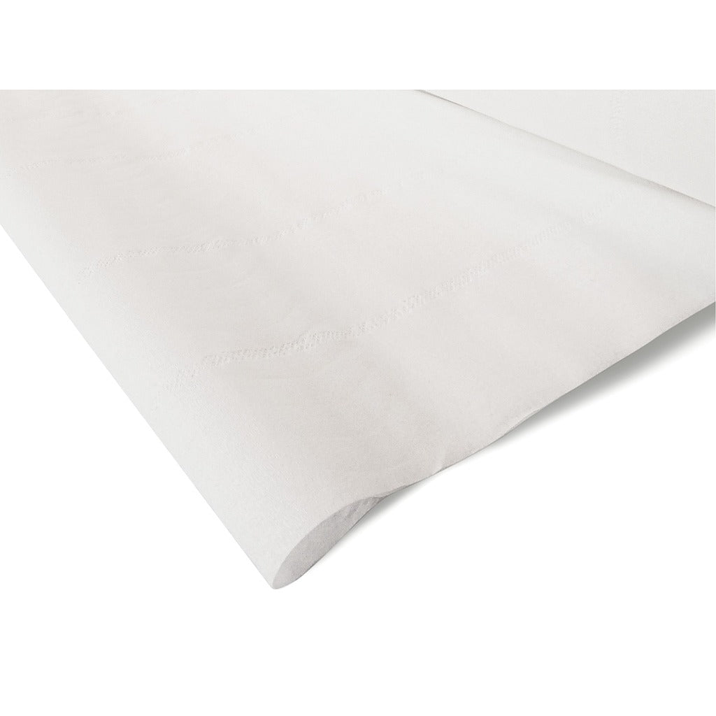 Drap d'examen ouaté lisse Grande largeur - 60 x 34 cm - Carton de 6 rouleaux