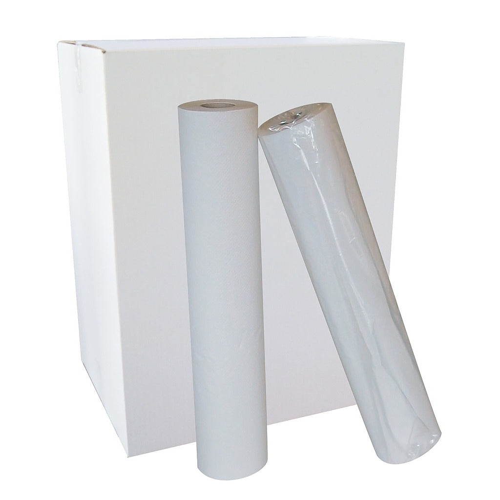 Drap d'examen gaufré petite largeur - 39 x 35 cm - Carton de 9 rouleaux