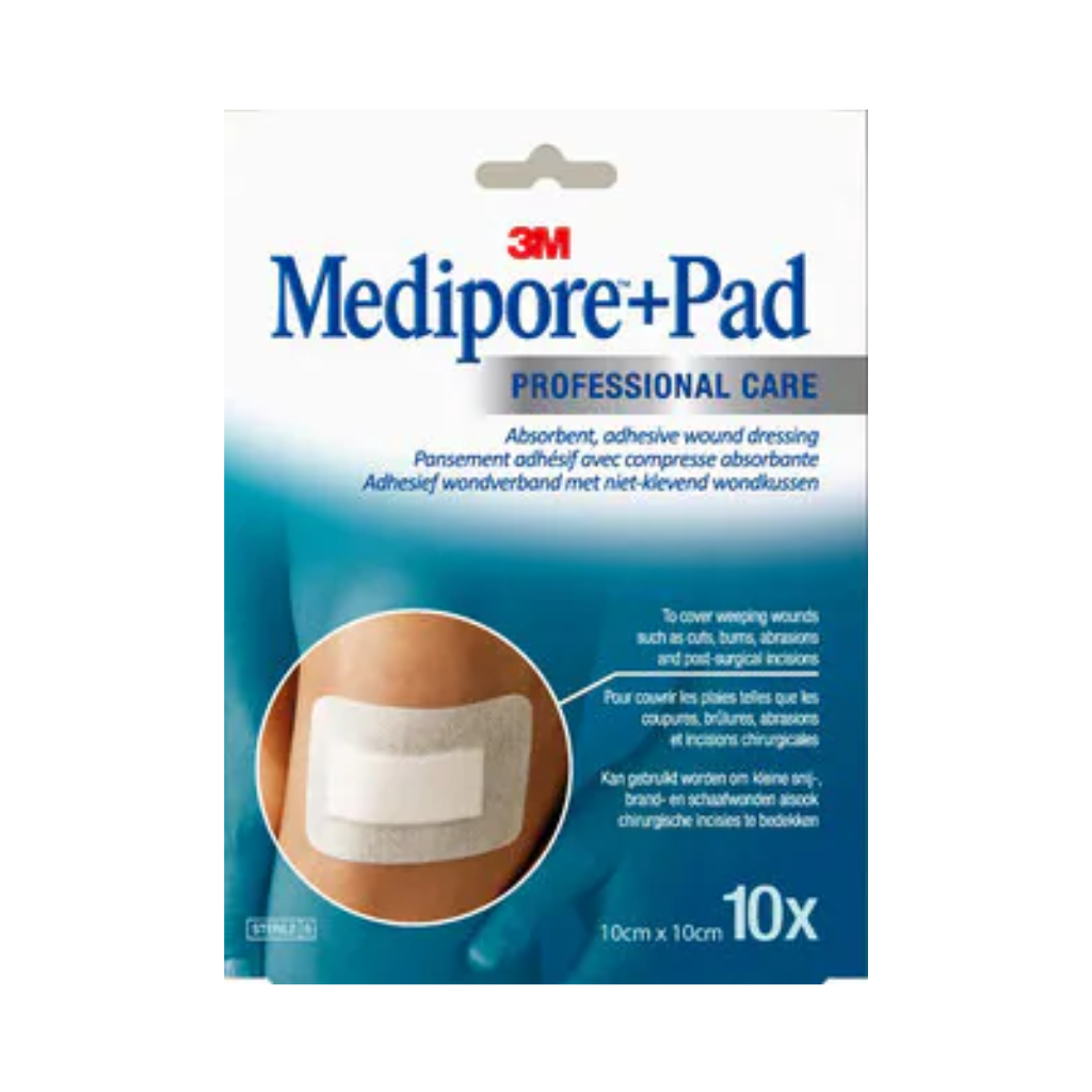 Pansement Adhésif Stérile Multi-extensible 3M™ Medipore + Pad - boîte de 10