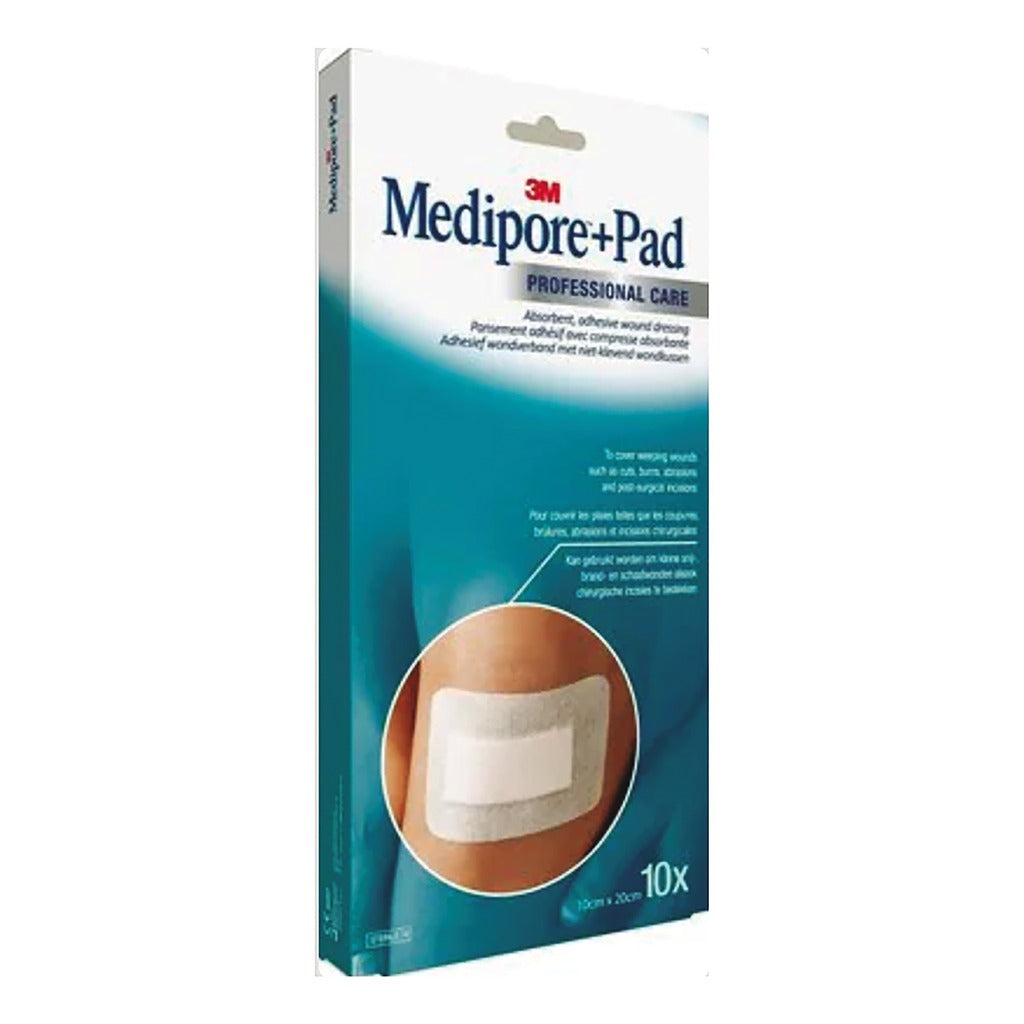 Pansement Adhésif Stérile Multi-extensible 3M™ Medipore + Pad - boîte de 10