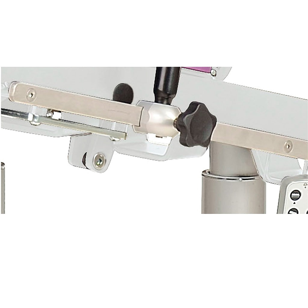 Paire de rails en inox pour divan Ovalia 3 plans Carina