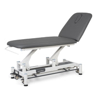 Table de massage électrique 2 plans CORE, proclive - déclive, roues et cadre de commande