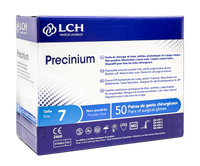 Gants stériles Precinium LCH en latex non poudrés - Boîte de 50 paires