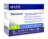 Gants stériles Precinium LCH en latex non poudrés - Boîte de 50 paires