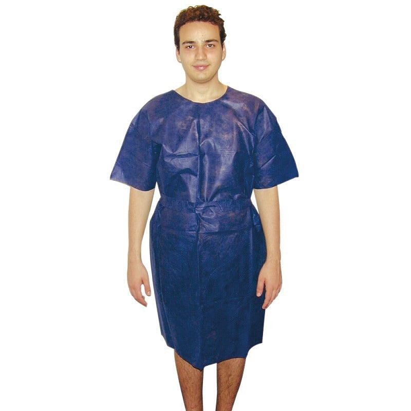 Chemise d’opéré à manches courtes non stériles XL - Sachet de 10 chemises