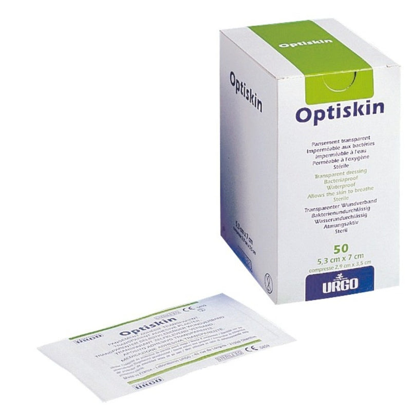 Pansement adhésif stérile transparent avec compresse URGO Optiskin - différentes dimensions