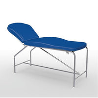 Divan fixe Cordoba - hauteur 82 cm avec sellerie anatomique 73 cm, bâti en inox et patins