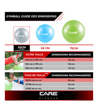 Gym Ball ABS Anti-Burst + Pompe care