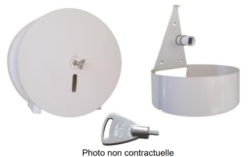 Distributeur universel pour papier toilette Bobine Maxi Jumbo