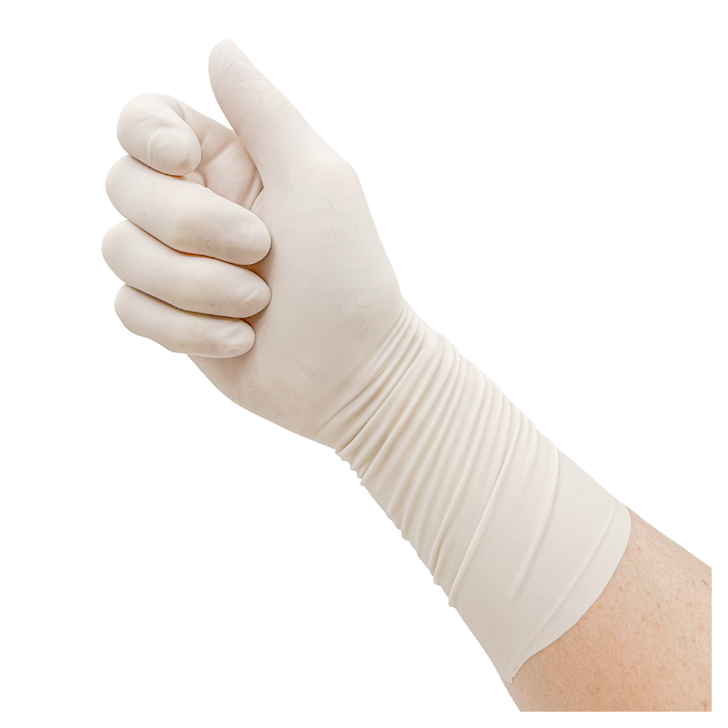 Gants stériles Precinium LCH en latex poudré - Boîte de 50 paires
