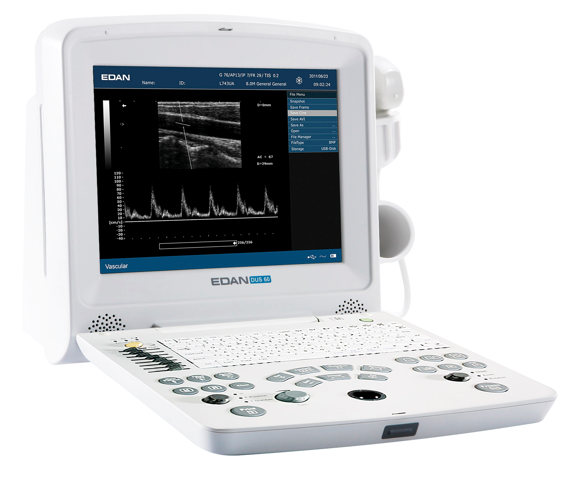 Echographe portable DUS60 EDAN - Unité centrale