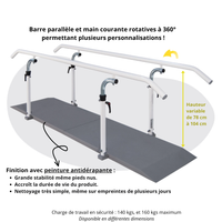 Barres parallèles avec socle Ferrox