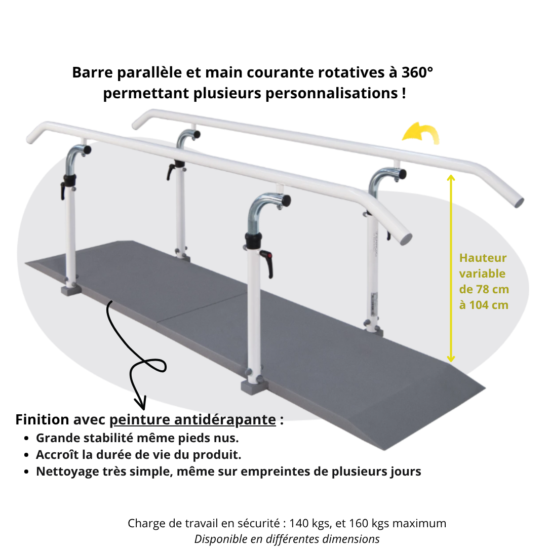 Barres parallèles avec socle Ferrox