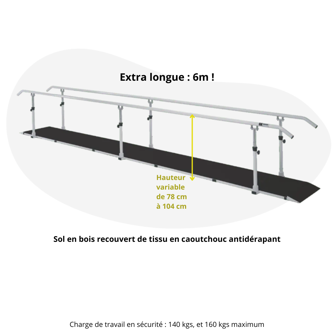 Barres parallèles avec socle Ferrox