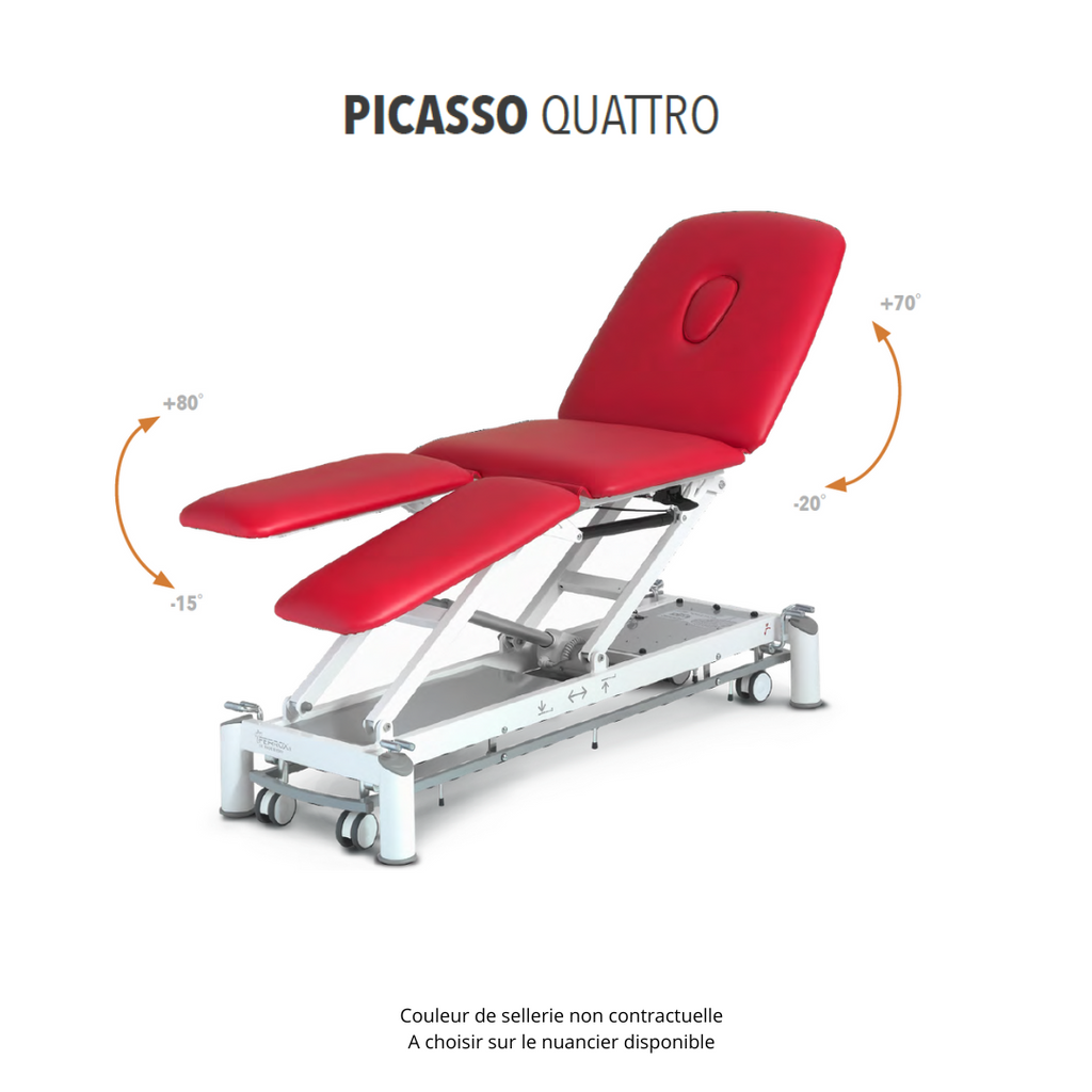 Table de massage Picasso Quattro 4 plans