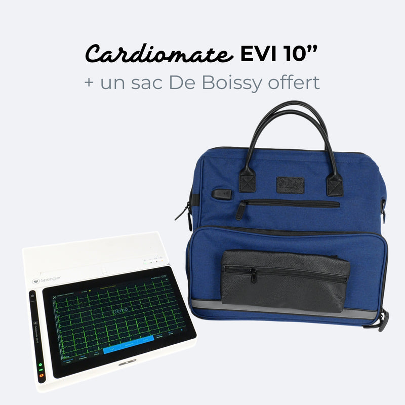 Tablette ECG EVI 10 Cardiomate Spengler + Sac De Boissy offert