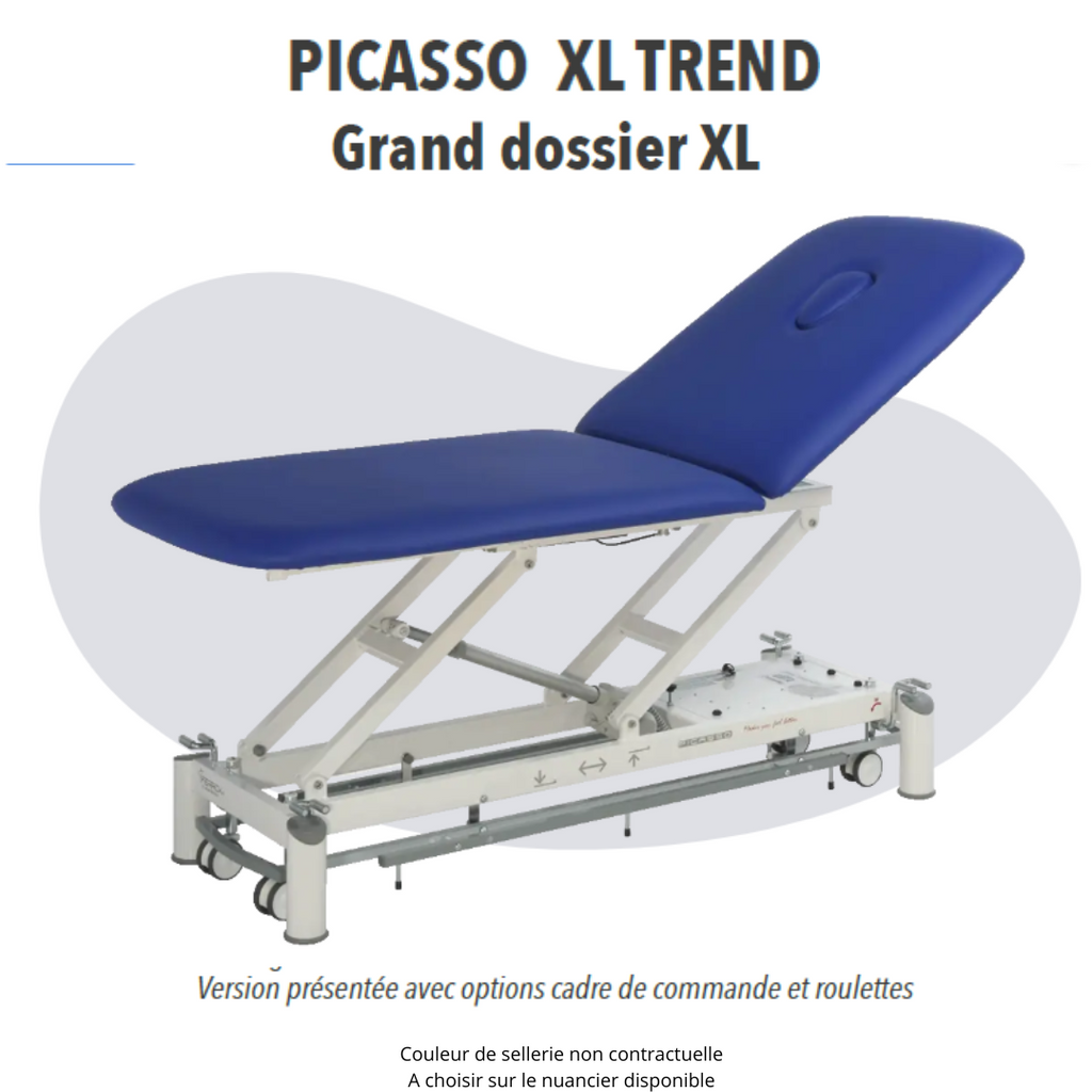 Table de massage 2 plans Picasso XL Trend
