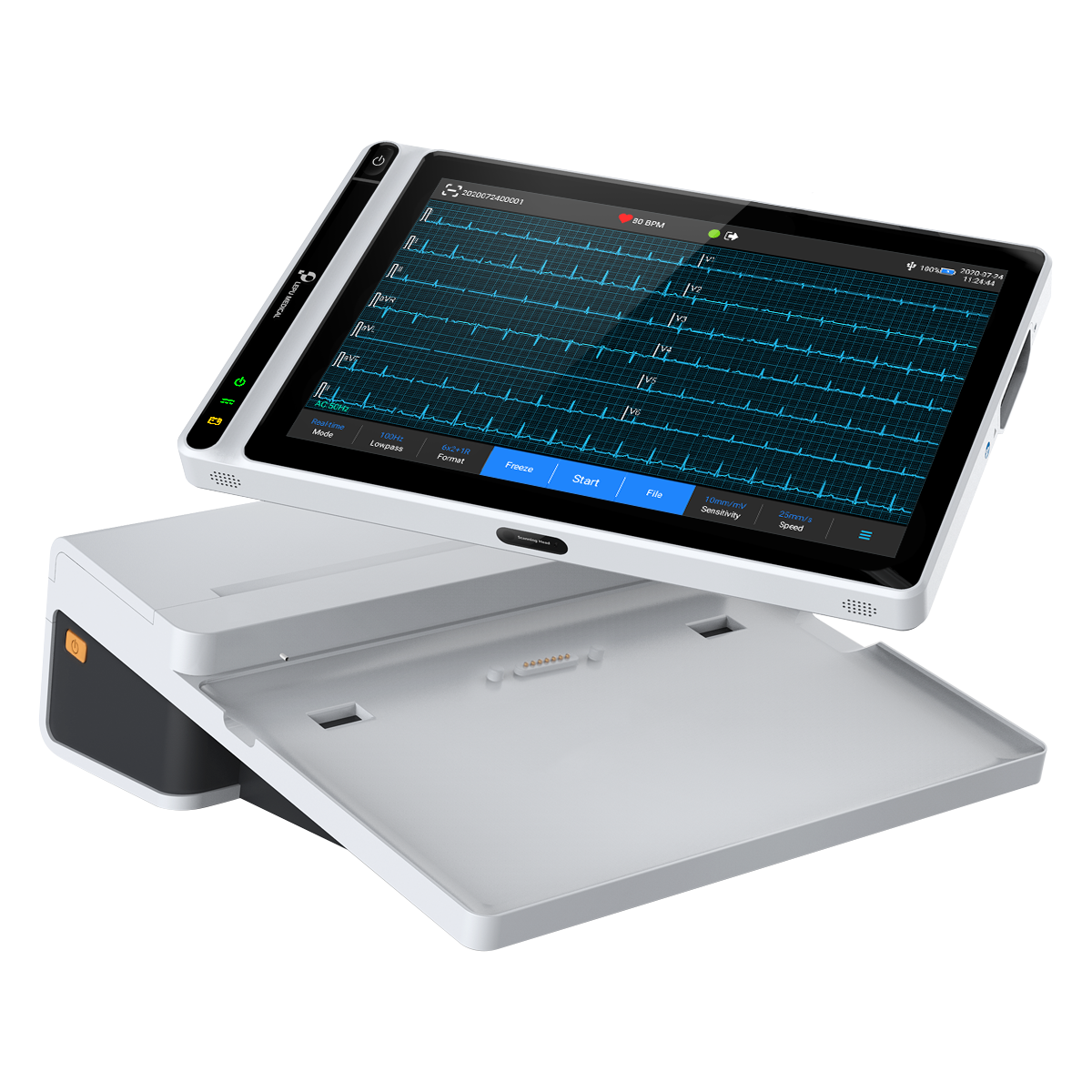 Base de recharge et imprimante pour tablette ECG LEPU MEDICAL 10 pouces