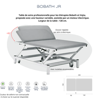 Table électrique Bobath Jr Ferrox à hauteur variable avec roulettes