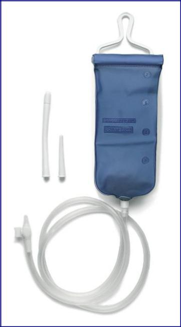 Bock à lavement  2L Pic avec canules rectales et vaginales