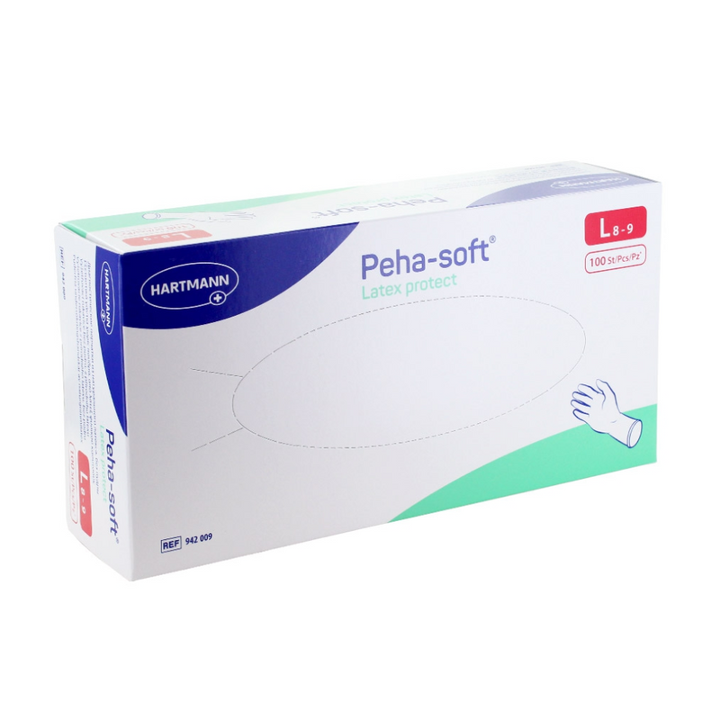 Gant d'examen en latex non poudrés Peha Soft Protect HARTMANN