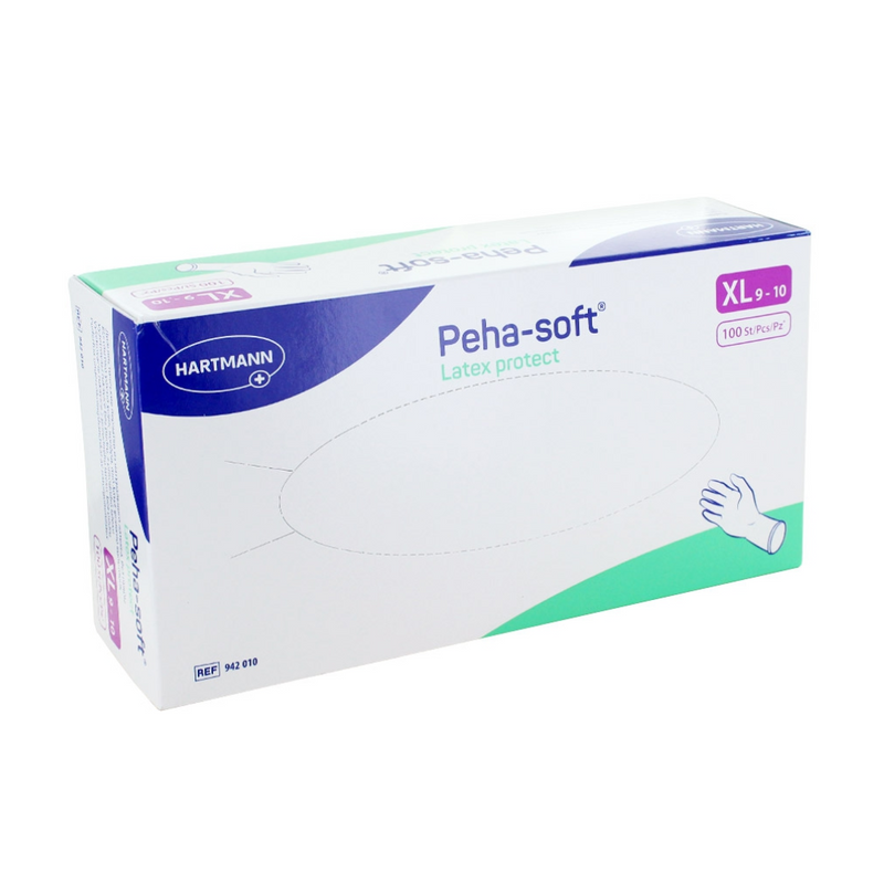 Gant d'examen en latex non poudrés Peha Soft Protect HARTMANN