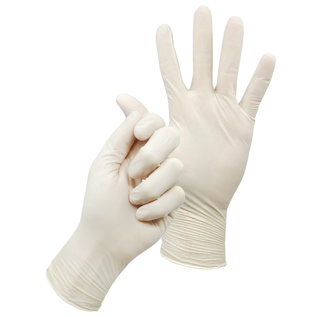 Gants d'examen en latex non poudrés Sensitex LCH - Boîte de 100