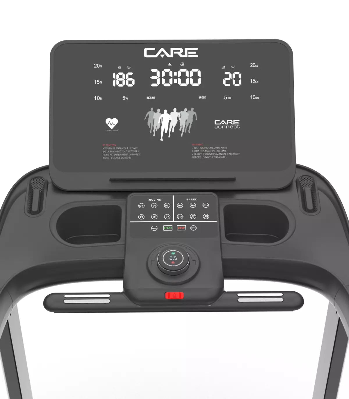 Tapis de course 22 km/h Fast Runner SP connecté - CARE