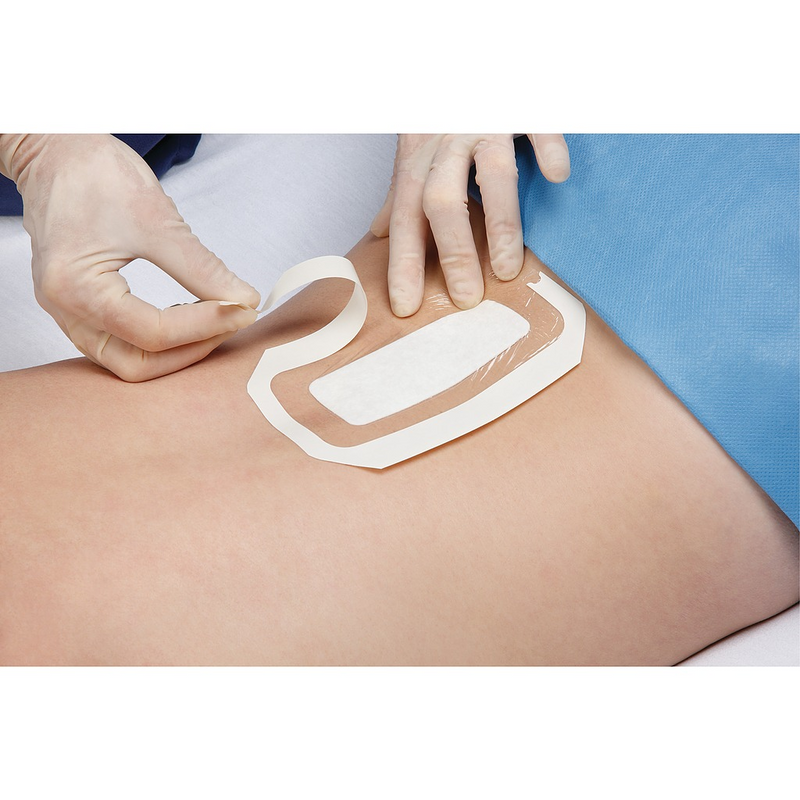 Pansement adhésif stérile transparent avec compresse 3M™ Tegaderm + Pad