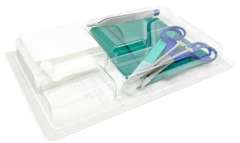 Set de biopsie avec bistouri et instruments de prélèvement – Carton de 5 sets