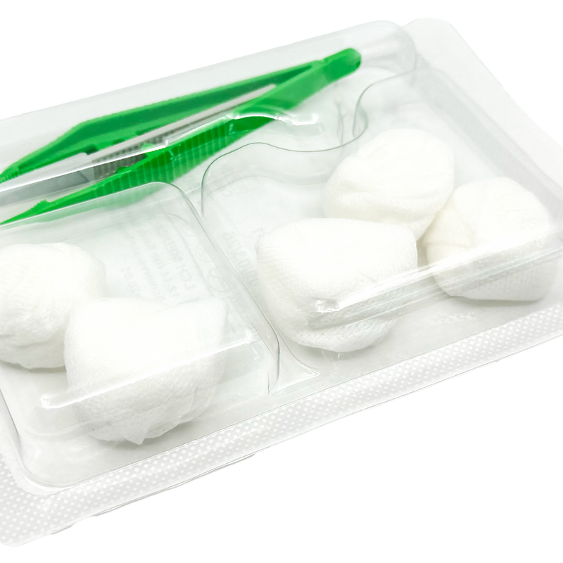 Set d’ablation de suture avec bistouri coupe-fils et pince anatomique – Carton de 5 sets