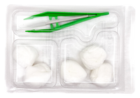 Set d’ablation de suture avec bistouri coupe-fils et pince anatomique – Carton de 5 sets