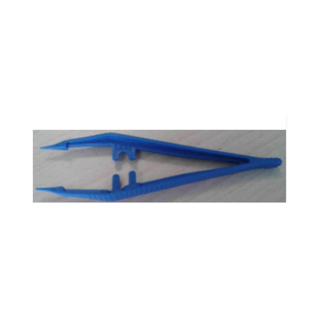Pince Anatomique à mors fins bleue 130mm