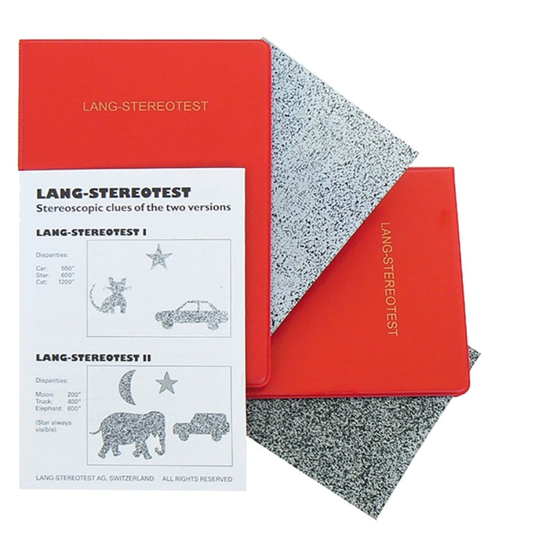 Test de dépistage visuel Stéréotest de Lang II-R