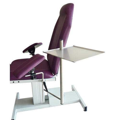 Plateau inox support 340x340 avec étau de fixation