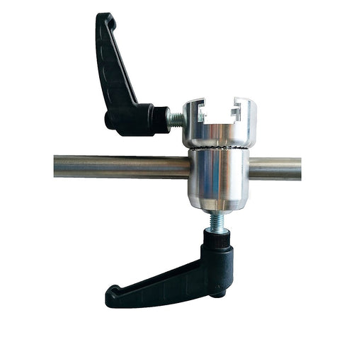 Etau de fixation double diamètre pour rail, pour divan CARINA
