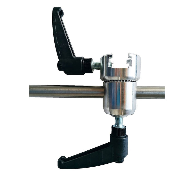 Etau de fixation double diamètre pour rail, pour divan CARINA